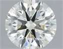 Natural Diamond 0.70 Carats, Round with Excellent Cut, J Color, VS1 Clarity and Certified by IGI
