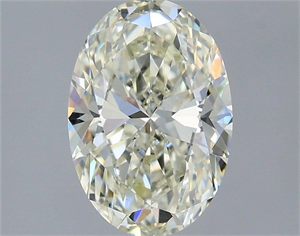 Picture of Natural Diamond 2.00 Carats, Oval with  Cut, J Color, VS2 Clarity and Certified by IGI