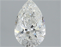 Natural Diamond 0.70 Carats, Pear with  Cut, H Color, SI2 Clarity and Certified by GIA