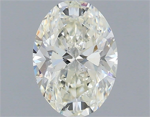 Picture of Natural Diamond 1.00 Carats, Oval with  Cut, J Color, SI1 Clarity and Certified by IGI