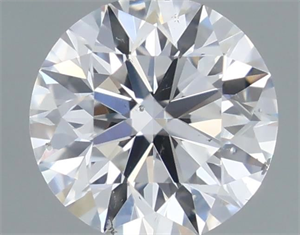 Picture of Natural Diamond 0.44 Carats, Round with Excellent Cut, D Color, SI1 Clarity and Certified by GIA