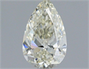 Natural Diamond 0.42 Carats, Pear with  Cut, I Color, VVS2 Clarity and Certified by IGI