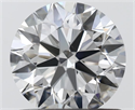 Natural Diamond 0.81 Carats, Round with Excellent Cut, F Color, VS1 Clarity and Certified by IGI