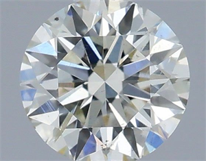 Foto Diamante Natural 0.41 quilates, Redondo , Color J, claridad SI2 y certificado IGI de