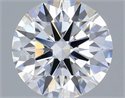Lab Grown Diamond 0.70 Carats, Round with Ideal Cut, D Color, VS2 Clarity and Certified by IGI