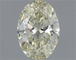 Picture of Natural Diamond 1.00 Carats, Oval with  Cut, K Color, SI1 Clarity and Certified by IGI
