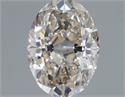 Natural Diamond 1.01 Carats, Oval with  Cut, K Color, VS1 Clarity and Certified by IGI
