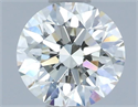 Natural Diamond 1.01 Carats, Round with Excellent Cut, J Color, VS1 Clarity and Certified by IGI