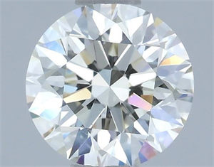 Picture of Natural Diamond 1.01 Carats, Round with Excellent Cut, J Color, VS1 Clarity and Certified by IGI