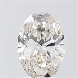 Picture of Natural Diamond 1.50 Carats, Oval with  Cut, I Color, VVS1 Clarity and Certified by IGI