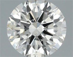 Foto Diamante Natural 0.52 quilates, Redondo , Color J, claridad SI2 y certificado IGI de