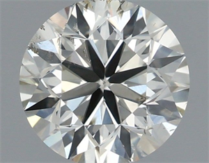 Picture of Natural Diamond 0.90 Carats, Round with Very Good Cut, J Color, SI2 Clarity and Certified by IGI