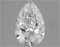 Diamante Natural 2.03 quilates, De pera , Color D, claridad SI1 y certificado GIA