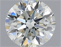 Natural Diamond 0.40 Carats, Round with Excellent Cut, I Color, SI1 Clarity and Certified by IGI