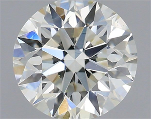 Picture of Natural Diamond 0.40 Carats, Round with Excellent Cut, I Color, SI1 Clarity and Certified by IGI