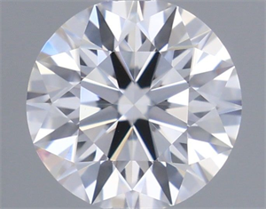 Picture of Natural Diamond 0.49 Carats, Round with Very Good Cut, D Color, VVS1 Clarity and Certified by GIA