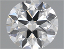 Natural Diamond 0.90 Carats, Round with Excellent Cut, H Color, IF Clarity and Certified by GIA