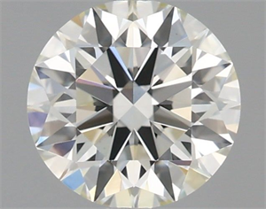 Picture of Natural Diamond 0.94 Carats, Round with Excellent Cut, L Color, VVS2 Clarity and Certified by GIA