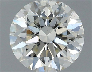 Picture of Natural Diamond 0.40 Carats, Round with Excellent Cut, H Color, SI1 Clarity and Certified by IGI