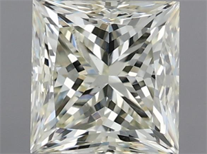 Picture of Natural Diamond 1.00 Carats, Princess with  Cut, L Color, SI1 Clarity and Certified by IGI