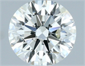Natural Diamond 1.01 Carats, Round with Excellent Cut, H Color, VVS2 Clarity and Certified by IGI