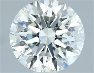 Picture of Natural Diamond 1.08 Carats, Round with Excellent Cut, H Color, VVS2 Clarity and Certified by IGI