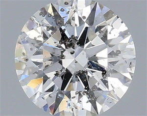 Picture of Natural Diamond 0.50 Carats, Round with Excellent Cut, G Color, I1 Clarity and Certified by IGI