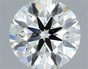 Picture of Natural Diamond 0.40 Carats, Round with Excellent Cut, H Color, SI1 Clarity and Certified by IGI