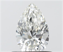 Diamante Natural 0.50 quilates, De pera , Color H, claridad VVS2 y certificado IGI