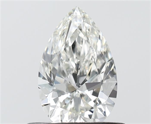 Foto Diamante Natural 0.50 quilates, De pera , Color H, claridad VVS2 y certificado IGI de