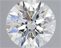 Natural Diamond 0.43 Carats, Round with Very Good Cut, H Color, SI1 Clarity and Certified by IGI