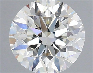 Picture of Natural Diamond 0.43 Carats, Round with Very Good Cut, H Color, SI1 Clarity and Certified by IGI