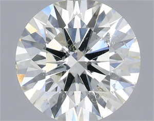 Picture of Natural Diamond 0.80 Carats, Round with Excellent Cut, I Color, SI2 Clarity and Certified by IGI