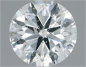 Natural Diamond 0.70 Carats, Round with Excellent Cut, G Color, I1 Clarity and Certified by IGI