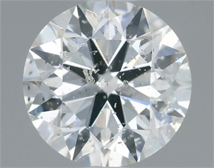 Picture of Natural Diamond 0.70 Carats, Round with Excellent Cut, G Color, I1 Clarity and Certified by IGI