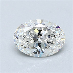 Picture of Natural Diamond 1.30 Carats, Oval with  Cut, G Color, VS1 Clarity and Certified by GIA