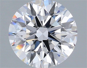 Picture of Lab Grown Diamond 1.50 Carats, Round with Excellent Cut, D Color, VVS2 Clarity and Certified by IGI