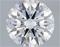 Lab Grown Diamond 1.51 Carats, Round with Ideal Cut, D Color, VVS2 Clarity and Certified by IGI