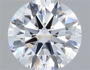 Picture of Lab Grown Diamond 1.50 Carats, Round with Ideal Cut, D Color, VVS2 Clarity and Certified by IGI