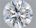 Lab Grown Diamond 1.01 Carats, Round with Excellent Cut, D Color, VVS1 Clarity and Certified by IGI