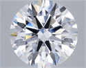 Lab Grown Diamond 7.05 Carats, Round with Ideal Cut, E Color, VS2 Clarity and Certified by IGI