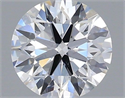 Lab Grown Diamond 1.01 Carats, Round with Ideal Cut, D Color, VVS1 Clarity and Certified by IGI
