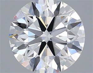 Picture of Lab Grown Diamond 1.02 Carats, Round with Ideal Cut, D Color, VVS1 Clarity and Certified by IGI