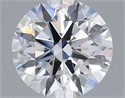 Lab Grown Diamond 1.51 Carats, Round with Ideal Cut, D Color, VVS2 Clarity and Certified by IGI