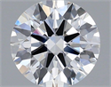 Lab Grown Diamond 1.51 Carats, Round with Ideal Cut, D Color, VVS2 Clarity and Certified by IGI
