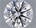 Lab Grown Diamond 0.75 Carats, Round with Ideal Cut, D Color, VVS2 Clarity and Certified by IGI