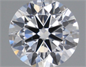 Lab Grown Diamond 0.72 Carats, Round with Ideal Cut, D Color, VS2 Clarity and Certified by IGI