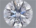 Lab Grown Diamond 0.70 Carats, Round with Excellent Cut, D Color, VS2 Clarity and Certified by IGI