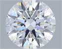 Lab Grown Diamond 0.86 Carats, Round with Ideal Cut, D Color, VVS2 Clarity and Certified by IGI