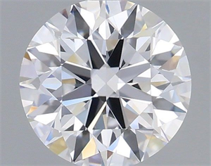 Picture of Lab Grown Diamond 0.87 Carats, Round with Ideal Cut, D Color, VVS2 Clarity and Certified by IGI